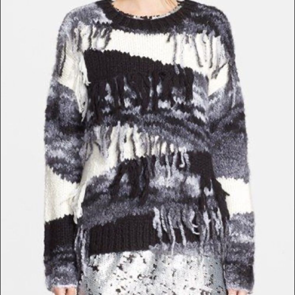 Elizabeth and James Fringe Pullover Sweater - Worn Once - Size Small